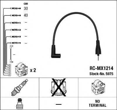 NGK 5975 Ignition Cable Kit